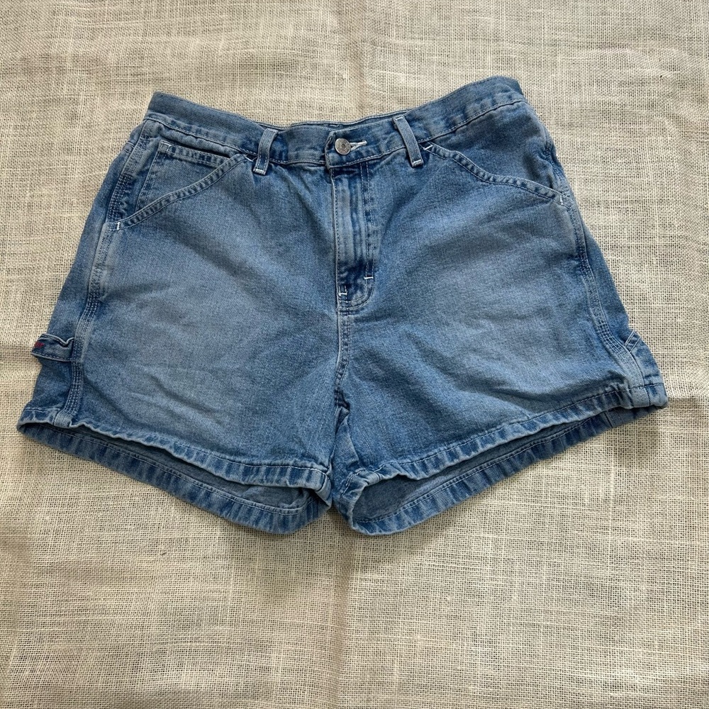 Vintage Y2K Tommy Hilfiger Jean
Shorts Womens Size 10 Flag Logo